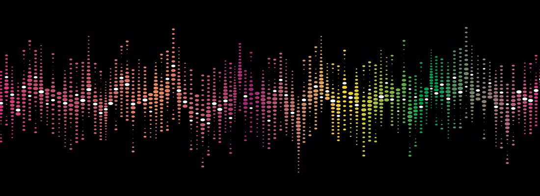 Een kleurrijke weergave van een stempatroon